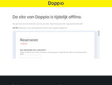 Tablet Screenshot of doppio.nl